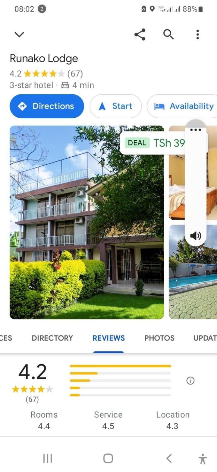 Runako Lodge Αρούσα Εξωτερικό φωτογραφία